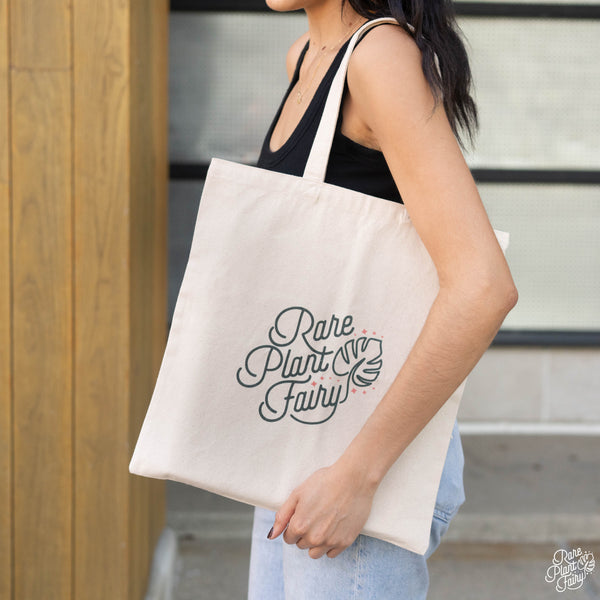 Rare Plant Fairy® Canvas Tote Bag (Canvas White)