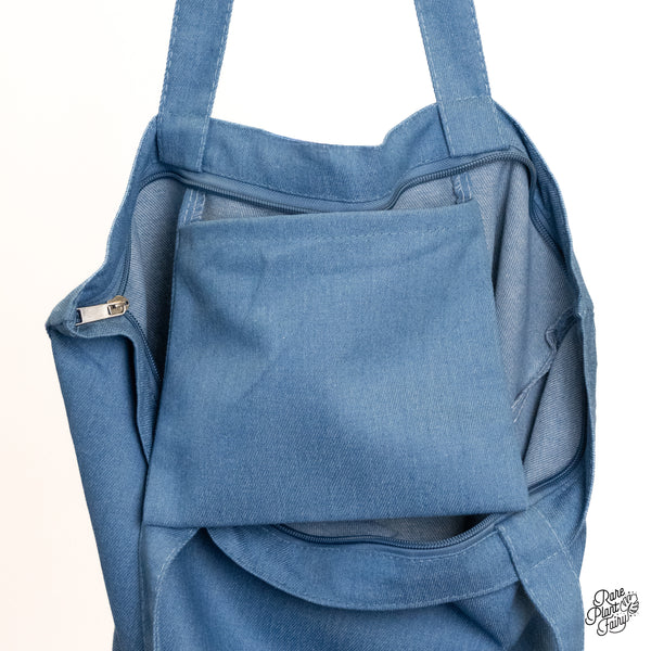 Rare Plant Fairy® Denim Market Tote