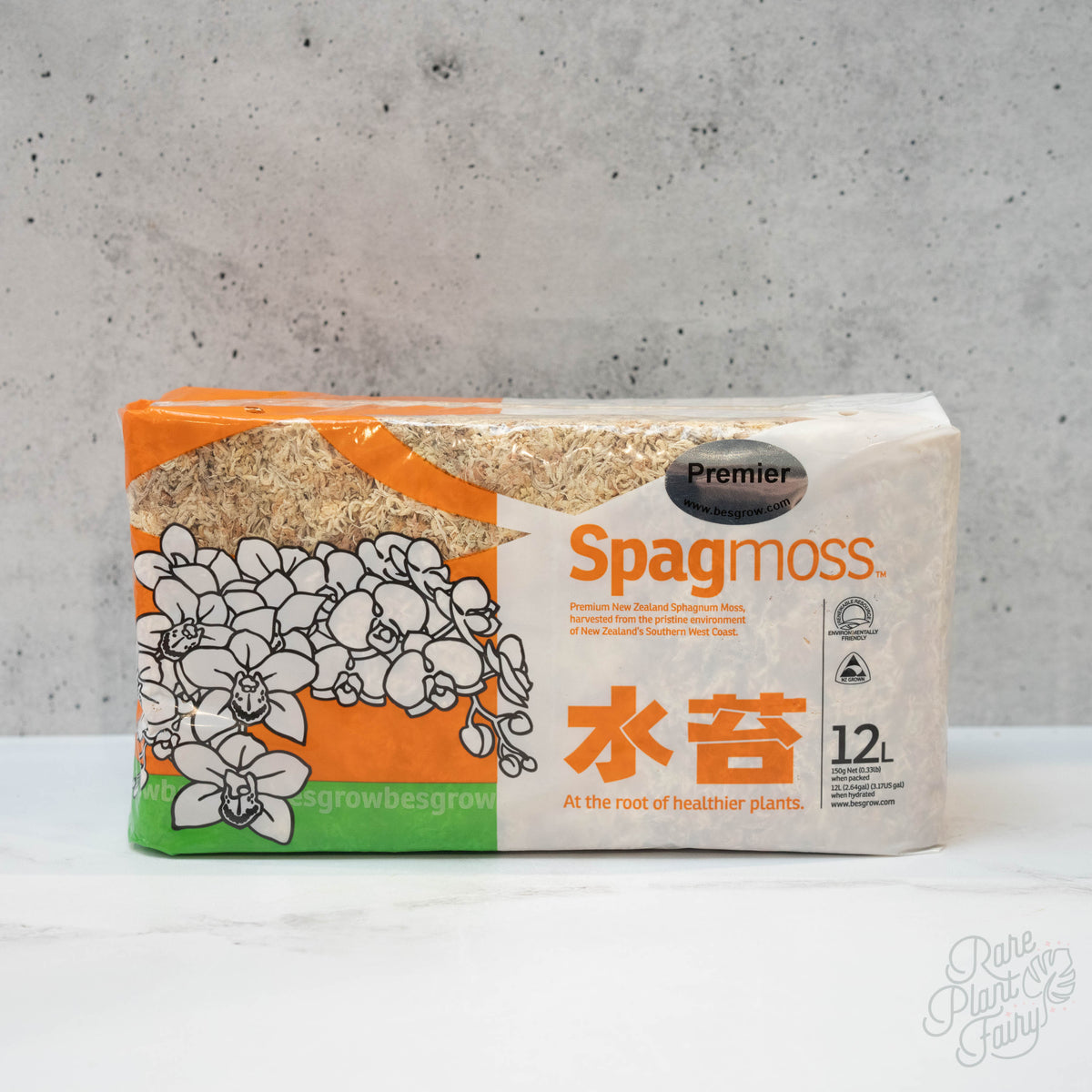 Besgrow Spagmoss 150g Premier New Zealand Sphagnum Moss – Rare