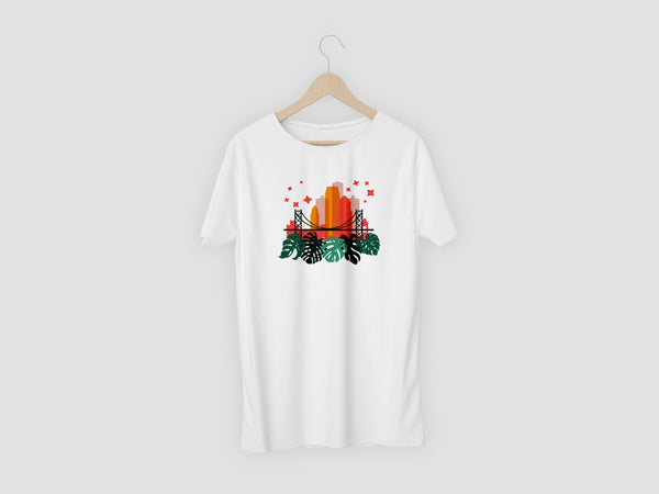 Rare Plant Fairy ® Detroit Skyline T-shirt